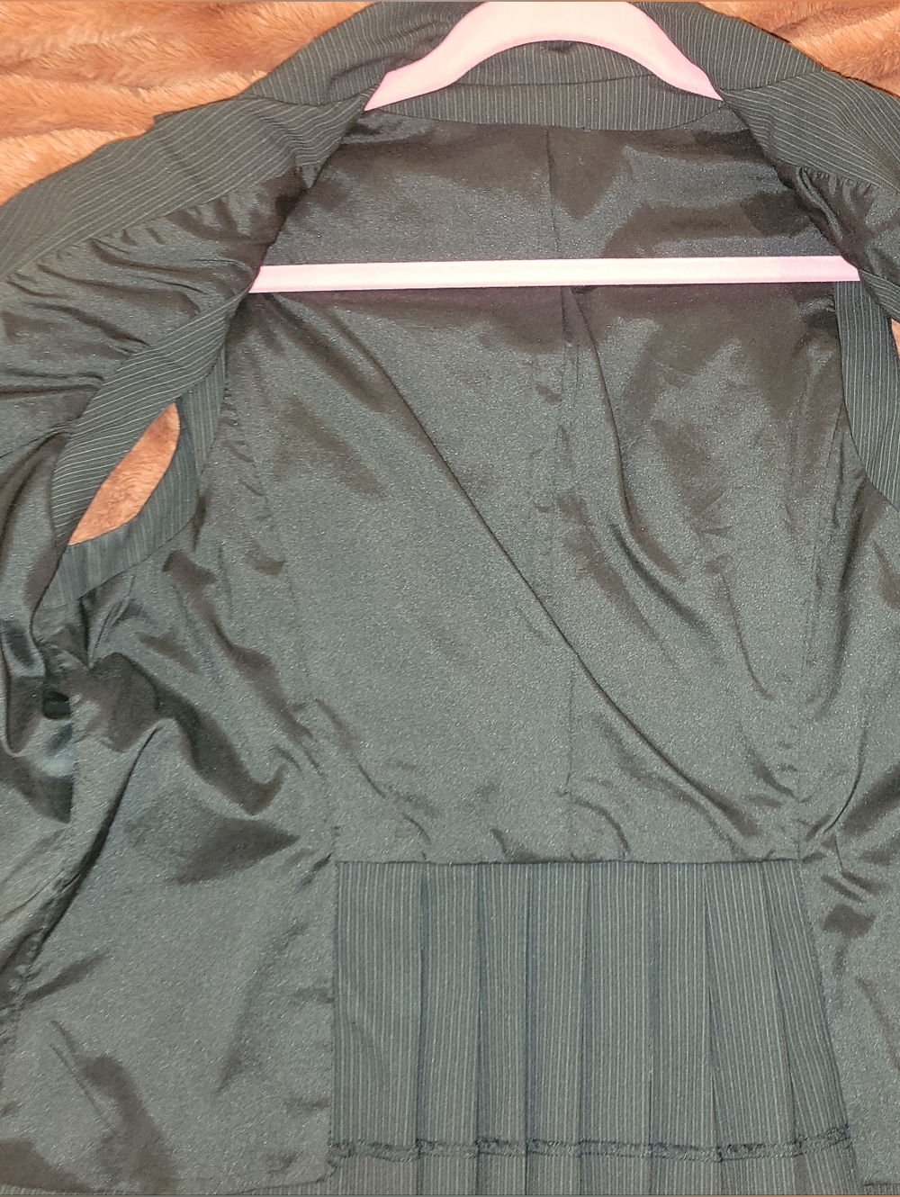 Y2k Black Pinstripe Vest - Picture 2 of 10